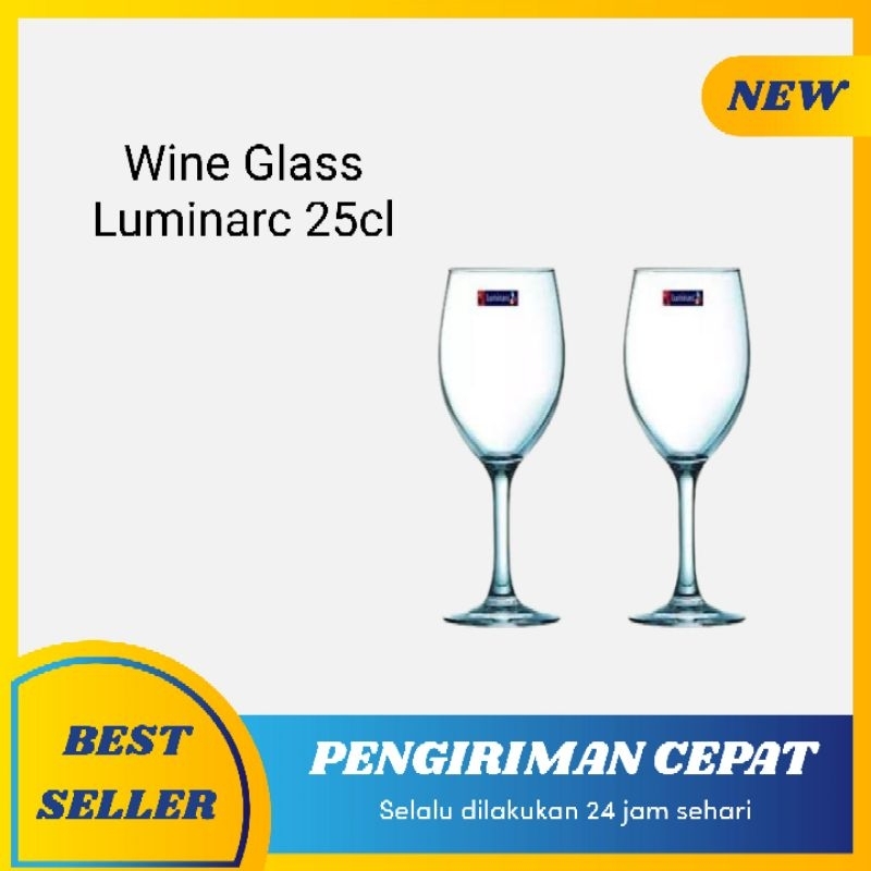 แก้วไวน์ Luminarc 25 cl