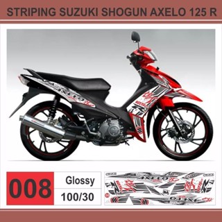 สติกเกอร์ ลายขวาน Suzuki Axelo 125 R สําหรับติดตกแต่งรถจักรยานยนต์