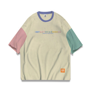 Impactwrhs Tiedye SPECIALIZE+PLASTISOL ผ้าฝ้าย โอเวอร์ไซซ์ HD 24S สีกากี