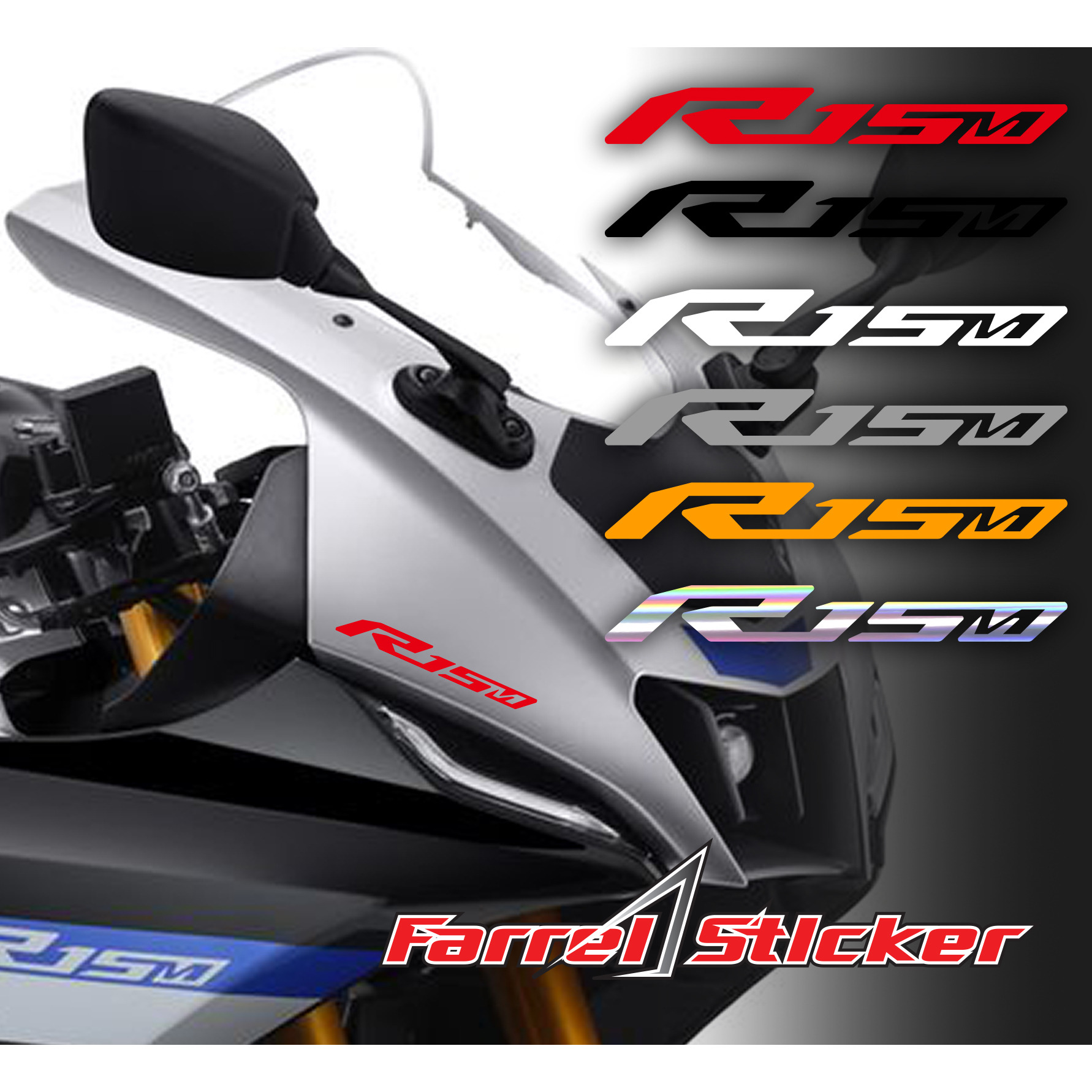 สติ๊กเกอร์ R15M สติ๊กเกอร์ YAMAHA R15