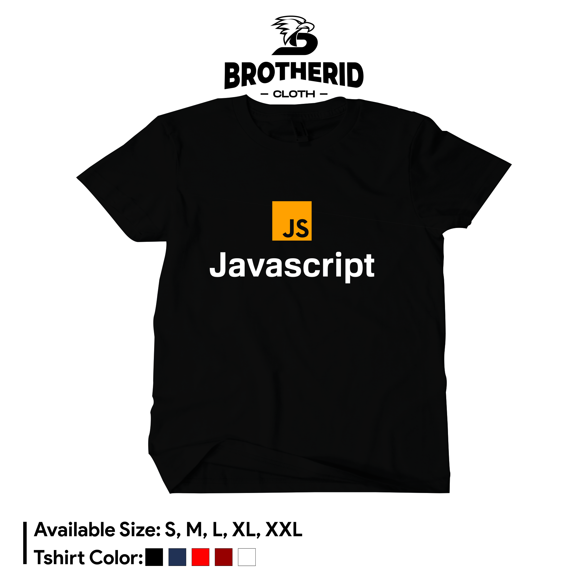 Javascript Java Script โลโก้ 1 เสื้อยืด Web Programmer Distro เสื้อ IT Geek Combed 30s
