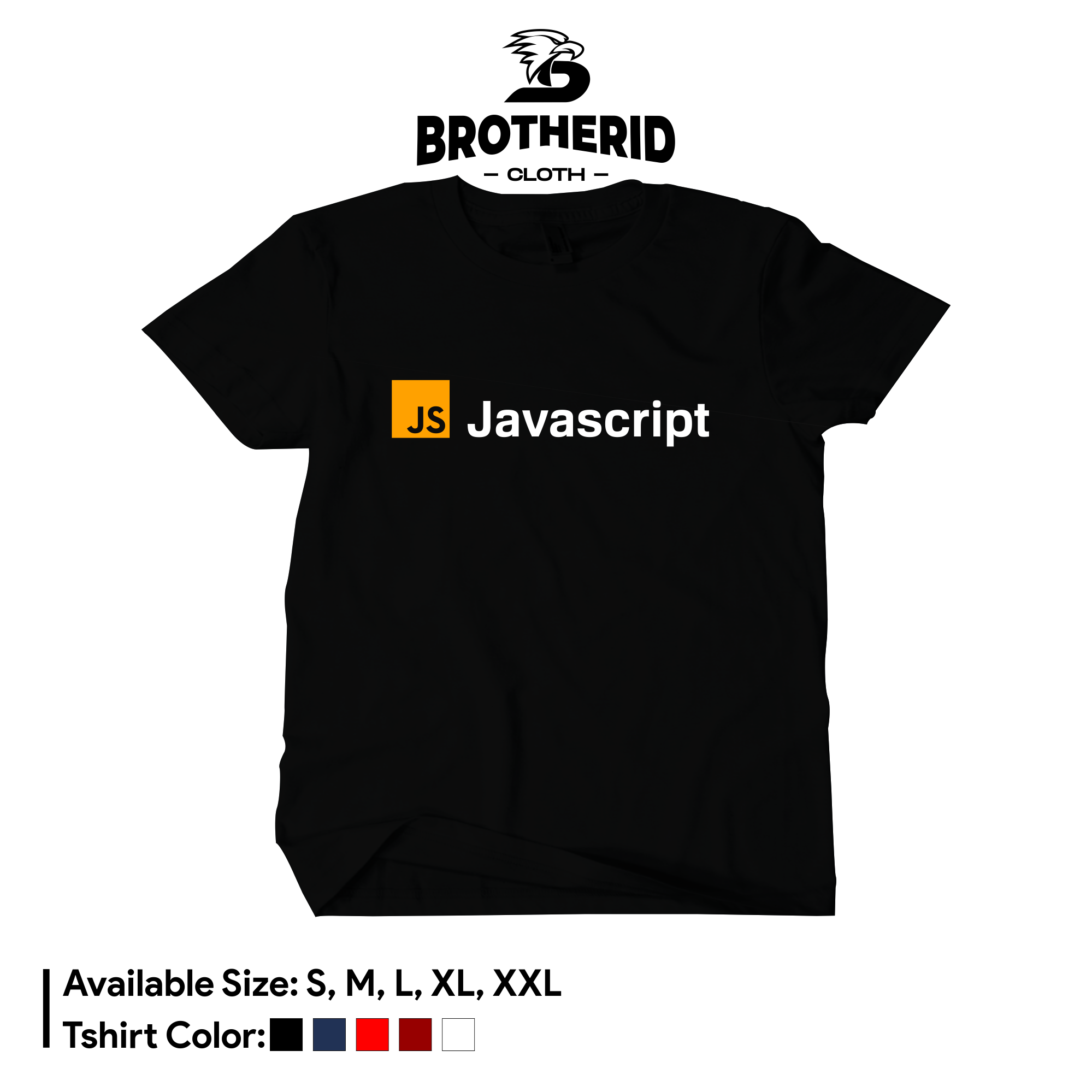 Javascript Java Script โลโก้ 2 เสื้อยืด Web Programmer Distro เสื้อ IT Geek Combed 30s