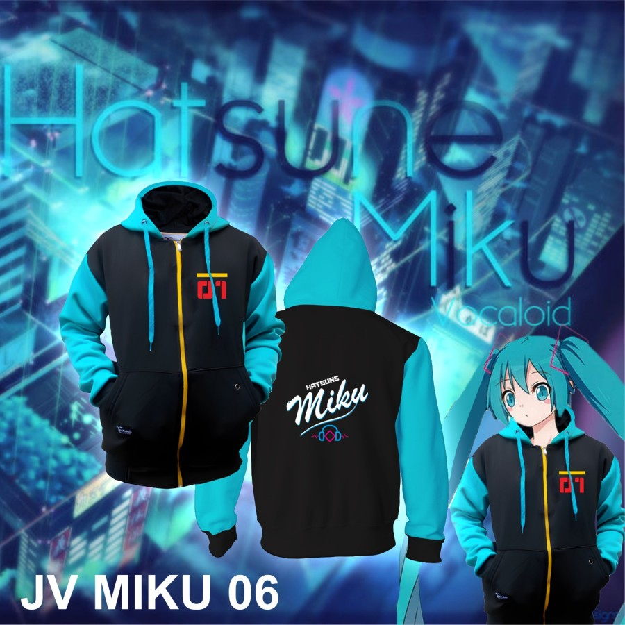 Vocaloid เกมโครงการ Diva Colourfull Stage Hatsune MIKU แจ็คเก็ต Hoodie Custom กึ่งคอสเพลย์การพิมพ์หน