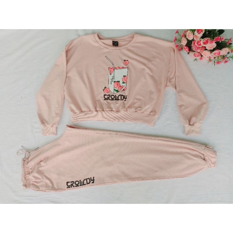 Oversize crop Sweater Set (art IV)