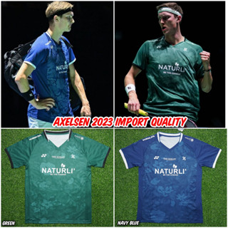 เสื้อกีฬาแบดมินตันเดนมาร์ก Axelsen 2023 นําเข้า