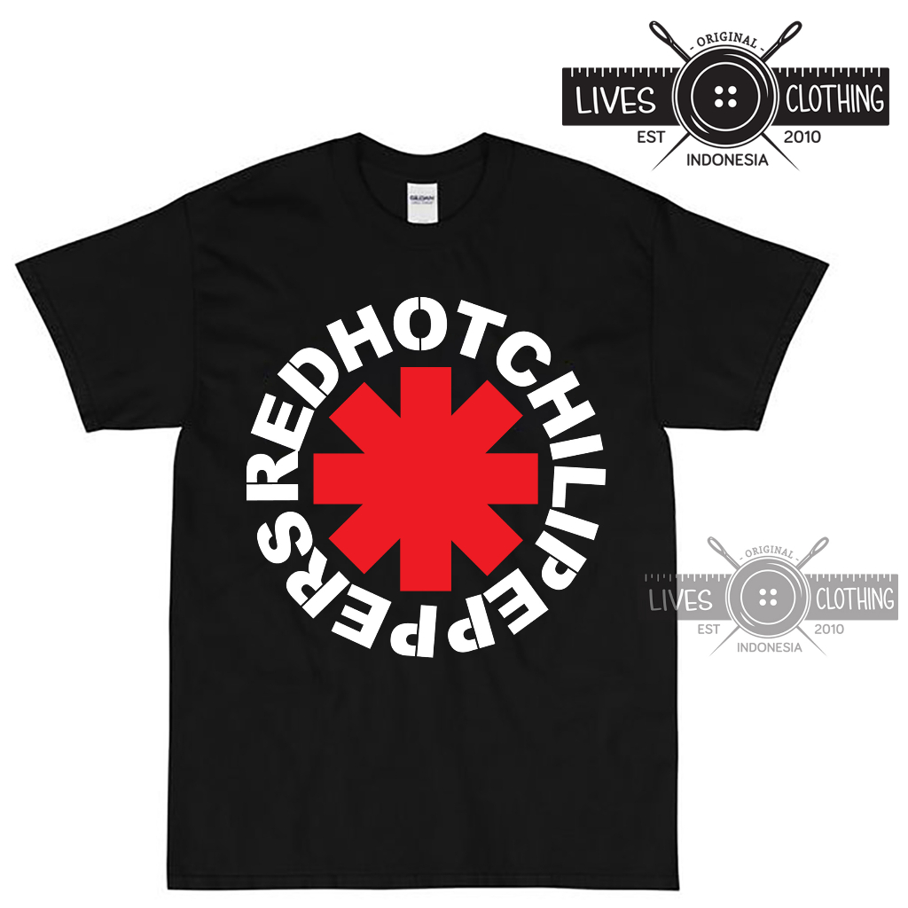 Premium BAND RHCP RED HOT CHILI PEPPERS เสื้อยืดของแท้