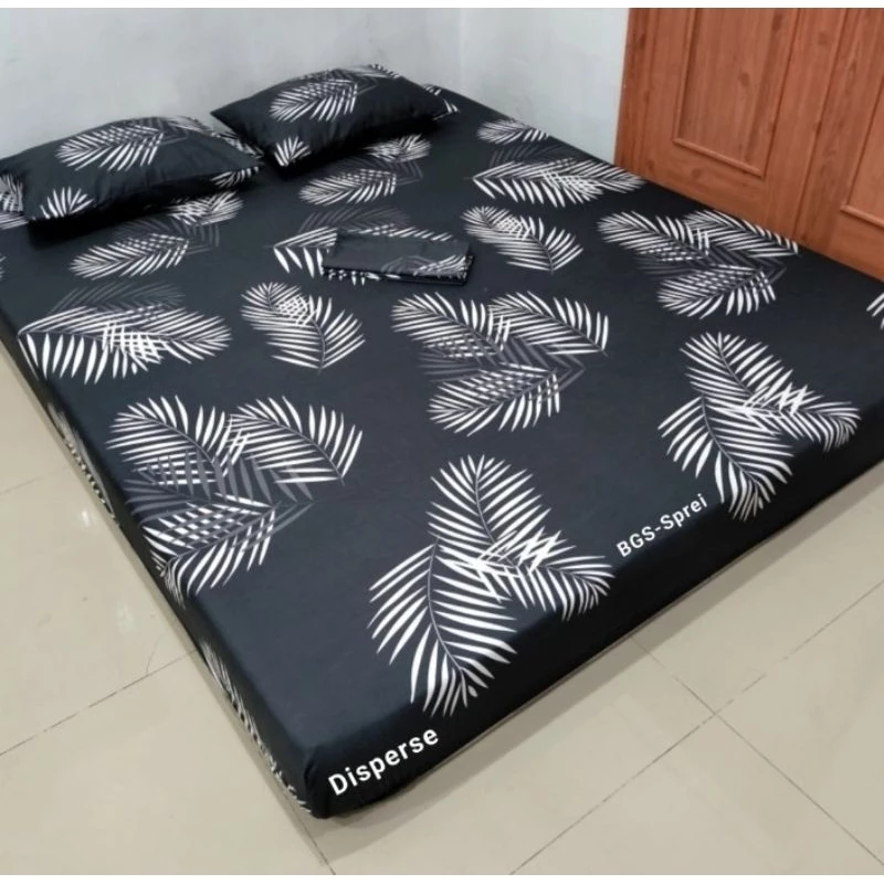 HIJAU UNGU MERAH EMBOSED BED SHEET 180X200 KING BED thumbnail 5