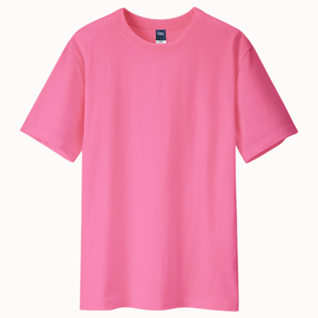 เสื้อยืดพื้นฐาน - BUBLE GUM [ COMBED BIOWASH 30S OEKO-TEX ] | เสื้อยืดสีพื้น - คอตตอนวอลนัท |
