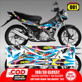 สติกเกอร์ ลายฉลาม Suzuki Satria F 150 Raider สําหรับติดตกแต่ง