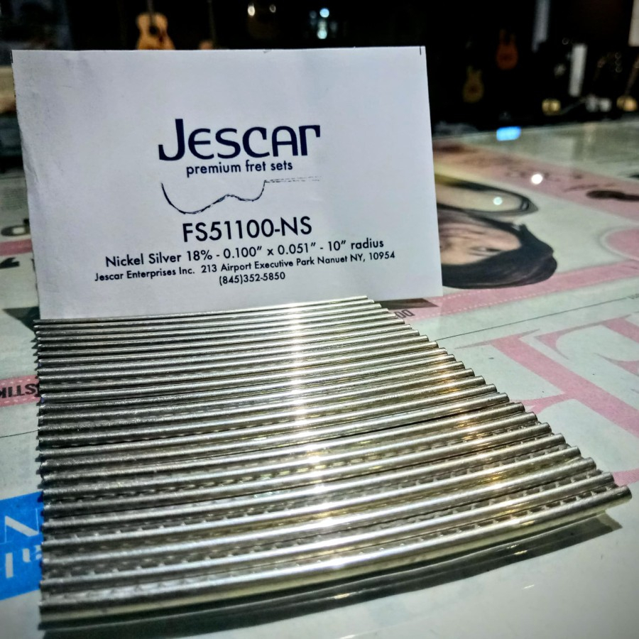 Jescar FS-51100-NS ลวดเฟรตเงินนิกเกิล