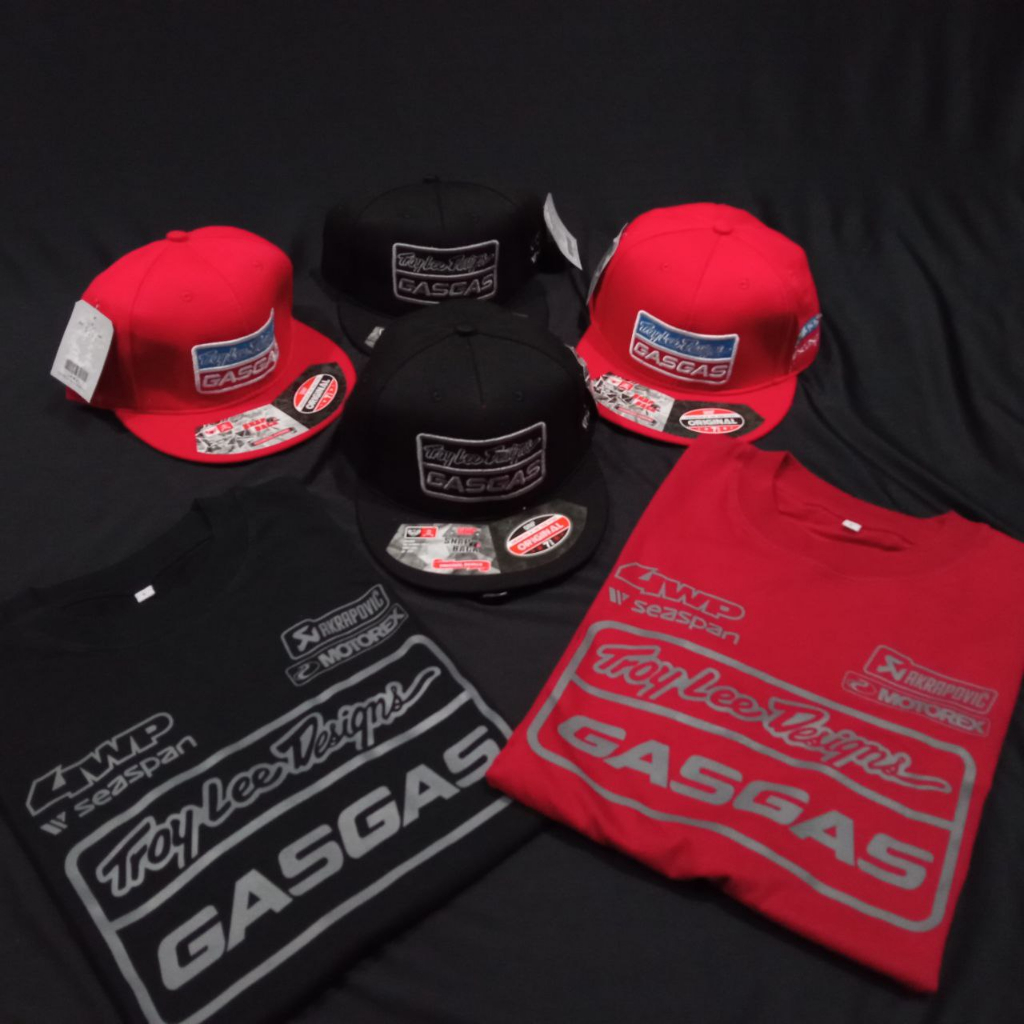 Ds-gas เสื้อยืดฟรีหมวก Snapback/208/225/ GAS เสื้อยืด/ MOTO GP แก๊สแก๊สเสื้อยืด/แก๊ส Racing เสื้อยืด/50% GasGas Racing เสื้อยืด