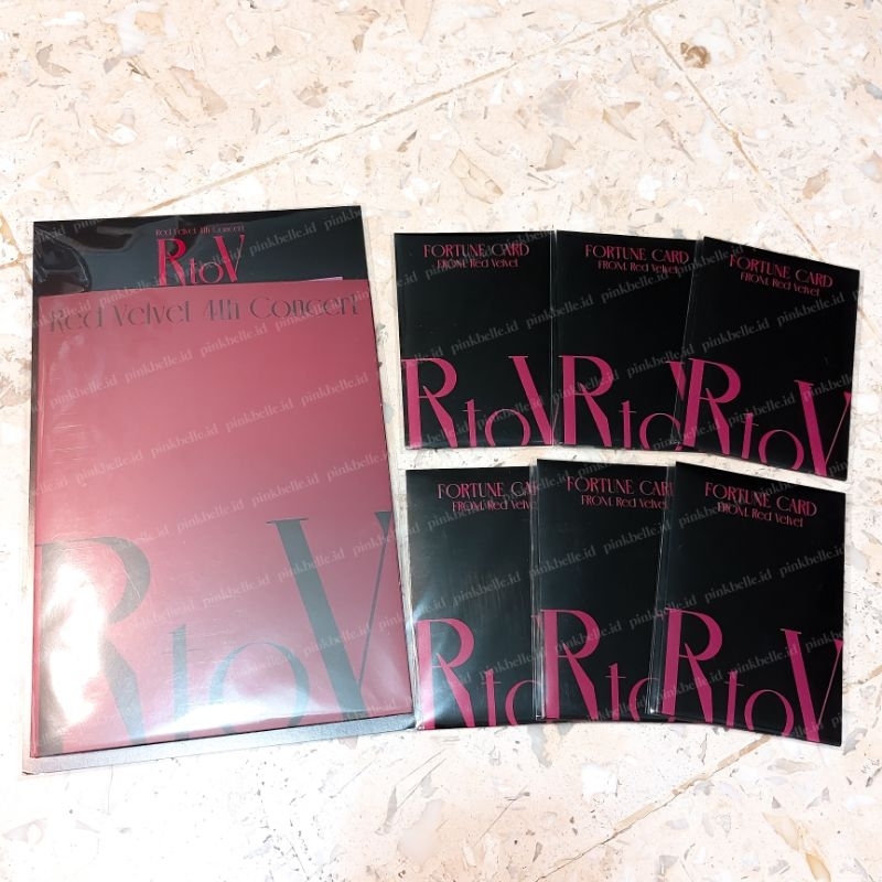 SEALED RED VELVET 4th CONCERT R TO V MD AR TICKET FORTUNE SCRATCH IRENE YERI JOY WENDY SEULGI