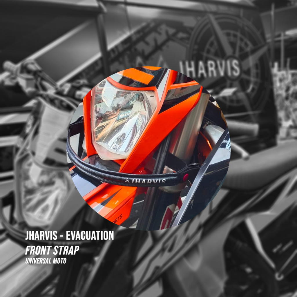 Jharvis Advenutre Cross Motorcycle Front Strap Evacuation Trail Strap