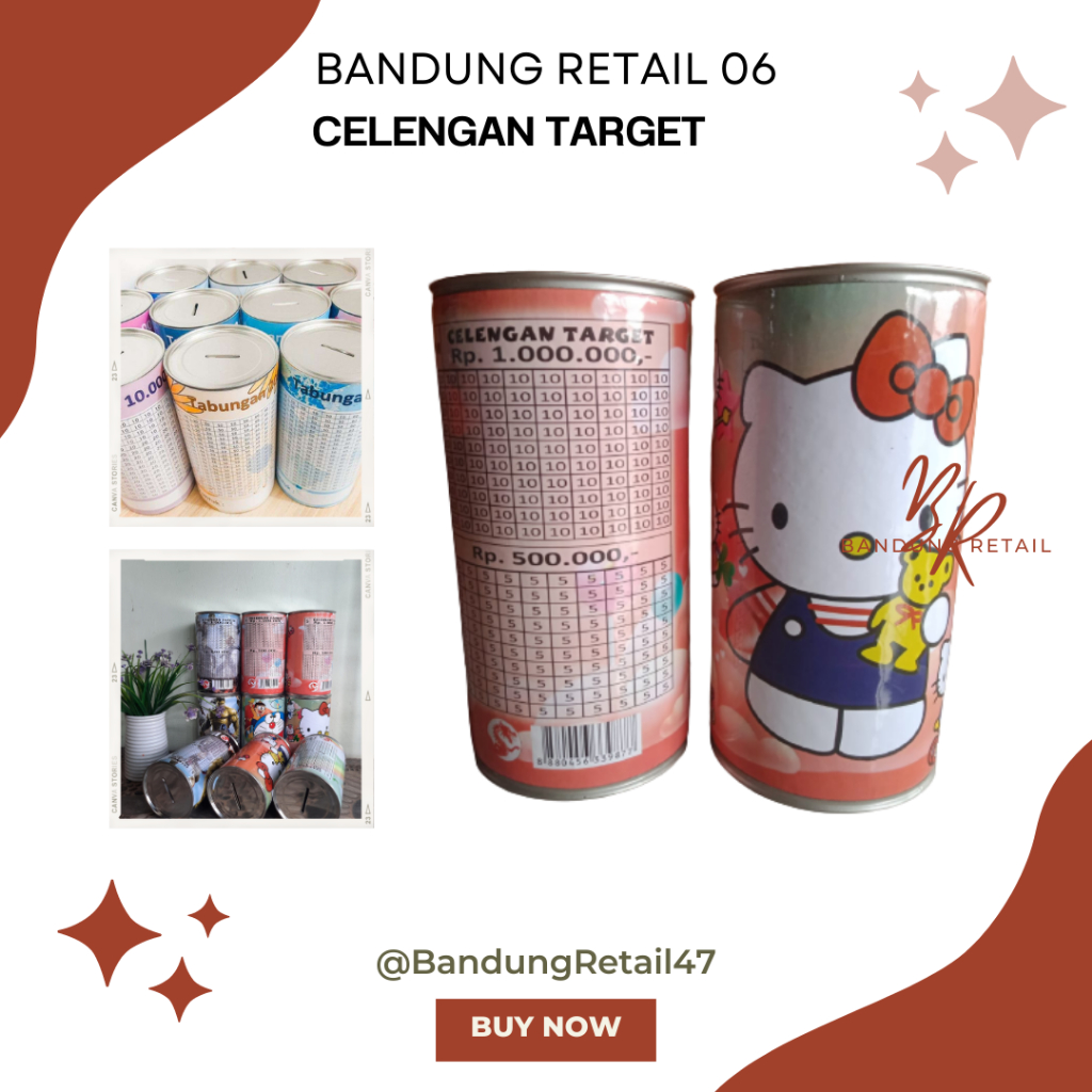 Target Piggy Bank Target Tube Piggy Bank 500 พัน 1 ล้าน
