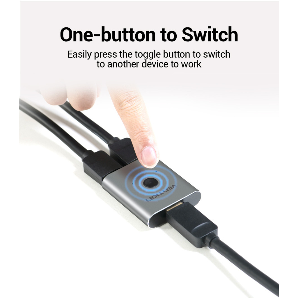 HDMI Switcher VENTION AFU 2 IN 1 2 พอร์ต