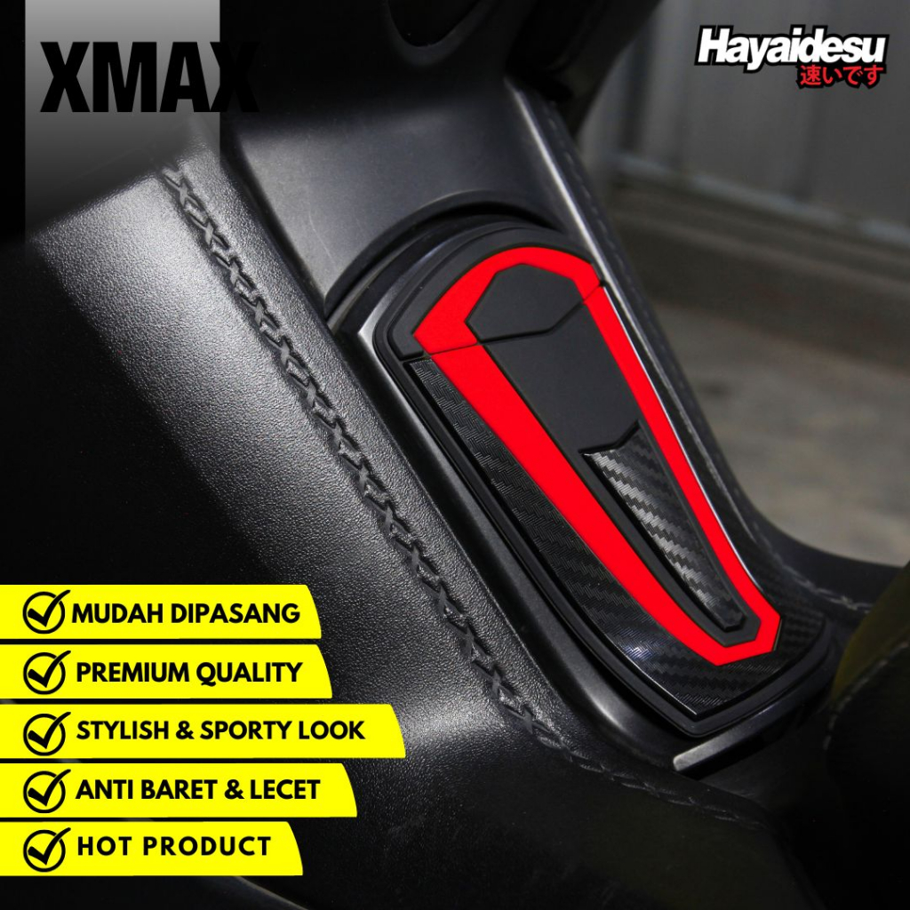 Hayadesu Tank Pad Yamaha XMAX OLD อุปกรณ์เสริมรูปลอก Variation Carbon Tank Protector
