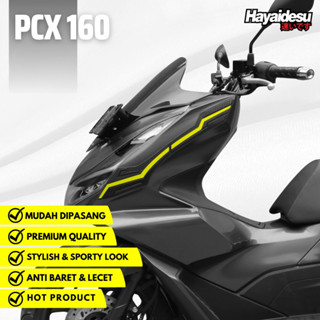 Hayaidesu PCX 160 ฝาครอบป้องกันร่างกาย ด้านหน้า ด้านบน