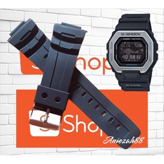 สายนาฬิกาข้อมือยาง สีดํา สําหรับ G-shock GBX 100 GBX-100