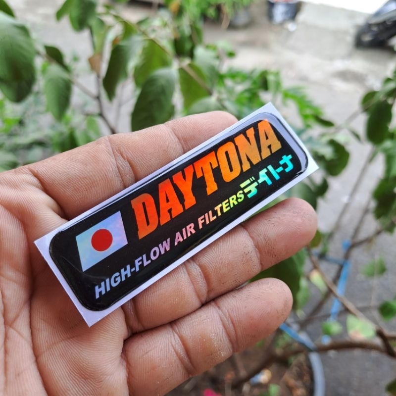 Daytona สติกเกอร์กรองอากาศ ลายนูน ลายดอกไม้