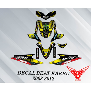 สติกเกอร์คาร์บูเรเตอร์ สําหรับ HONDA BEAT 2008-2012 MONSTER E