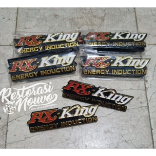 Rx king ฝาครอบแบตเตอรี่ ลายโลโก้ rx king ด้านซ้าย และขวา rx king rx king