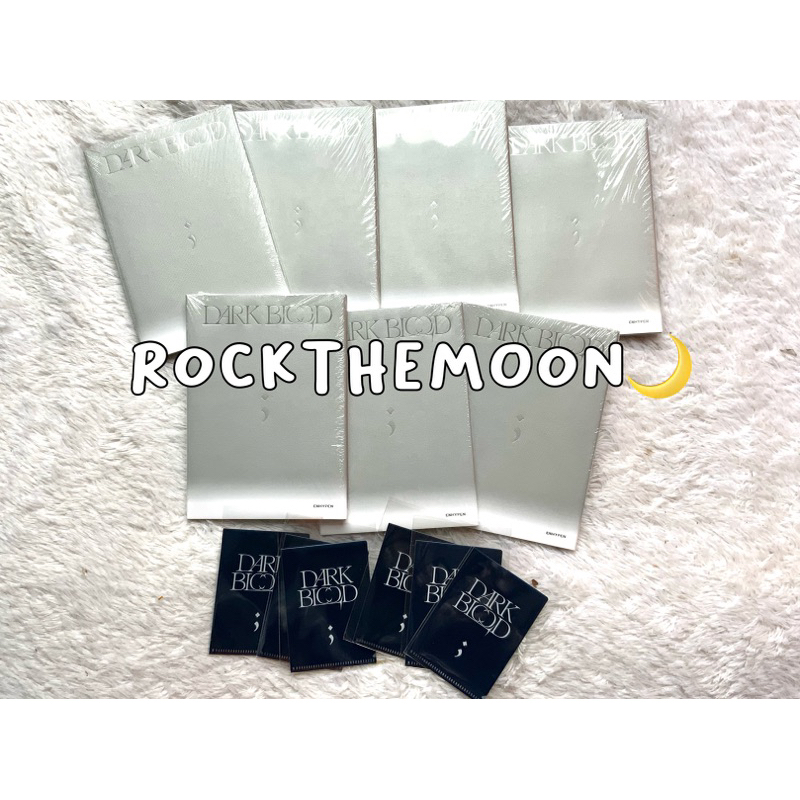 ENHYPEN ALBUM - DARK BLOOD [ENGENE VER. ฝาครอบ SUNGHOON / HESEUNG] DARKBLOOD VER POB BENEFIT KTOWN4U