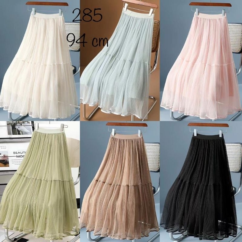 3 ชั้นนําเข้า TUTU SKIRT/3-LAYER TUTU SKIRT/PREMIUM TUTU SKIRT/กระโปรงยาว/นําเข้ายาว SKIRT/นําเข้า M
