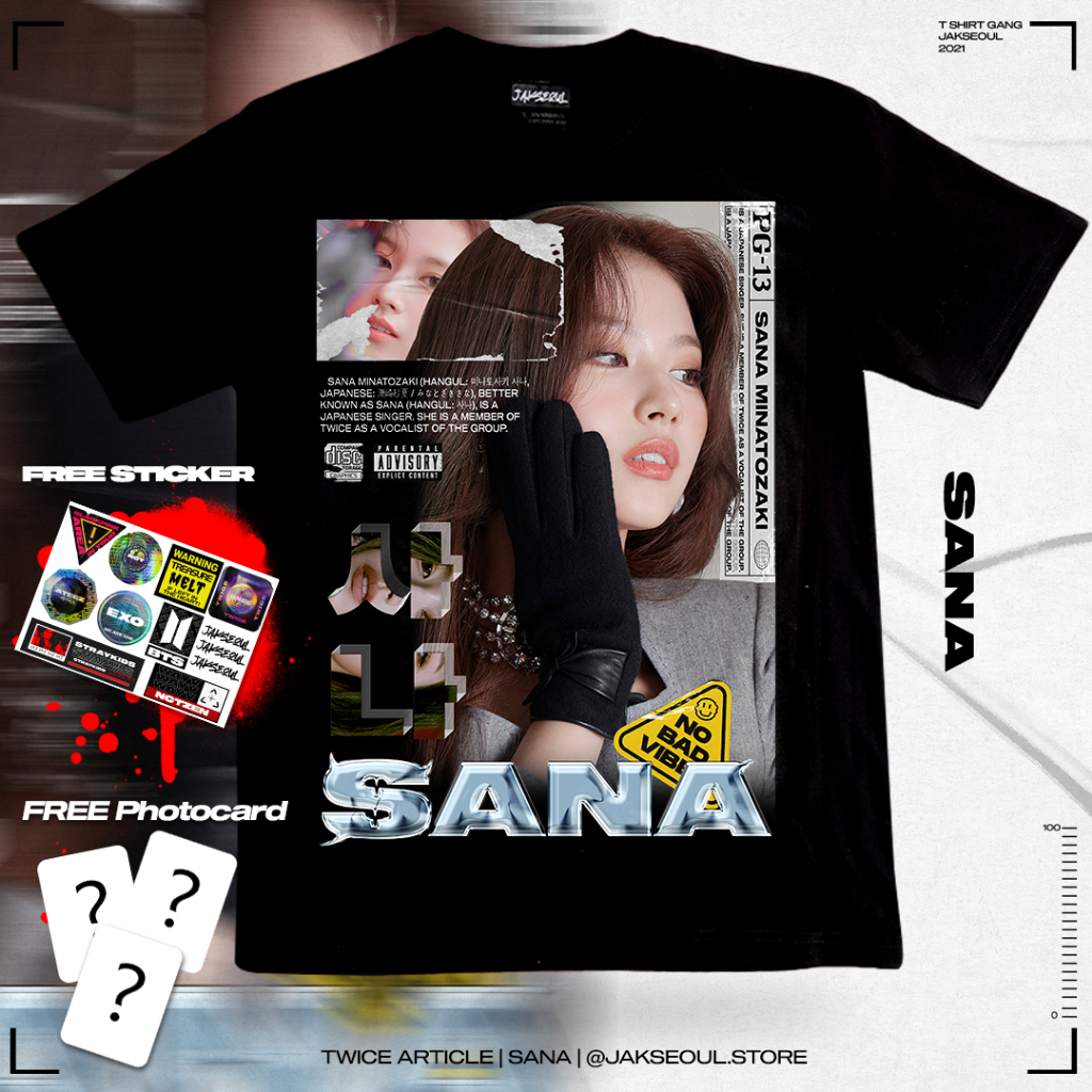 เสื้อยืด Twice Sana โดย Jakseoul
