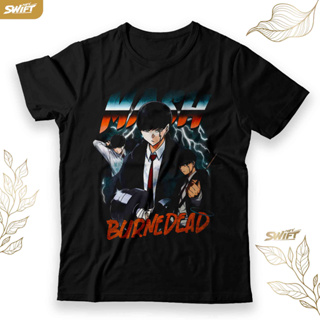 เสื้อยืด พิมพ์ลายอนิเมะ Mash Burnedead สไตล์วินเทจ