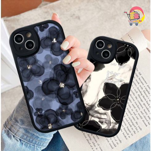 SS831 SILICONE SOFT CASE SOFTCASE CASING LUXURY FLORAL CASE สําหรับ INFINIX SMART 9 5 6 NFC 6 + 7 10