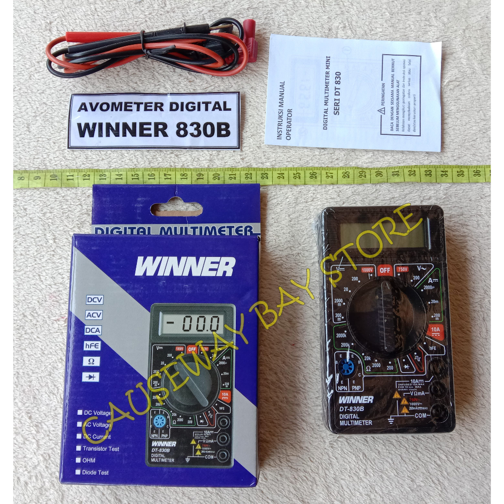 DIGITAL AVOMETER WINNER DT830B