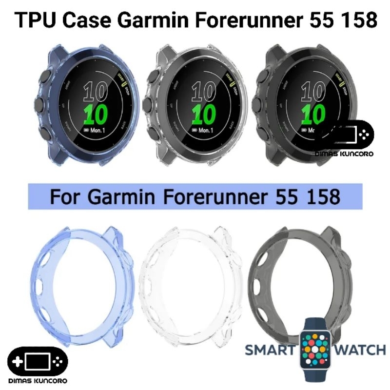 เคส TPU Garmin Forerunner 55 158 ปลอกซิลิโคนกันชน fr FR55 FR158