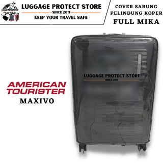 Mika AMERICAN TOURISTER MAXIVO ฝาครอบป้องกันกระเป๋าเดินทาง แบบเต็ม