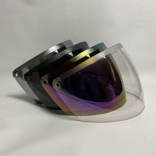 Cen Cen Glass - BXP กระจกหมวกกันน็อค - Nuvo BXP Visor - Rainbow Glass - Silver - Smoke - Clear