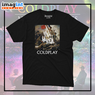 เสื้อยืด ลายวง Coldplay VIVA LA VIDA