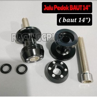 Jalu paddock Bolts pedok Motorcycle Gsx, R25, R15, Ninja 250, Ninja RR, RRmono, Mt25 jalu paddock สากล