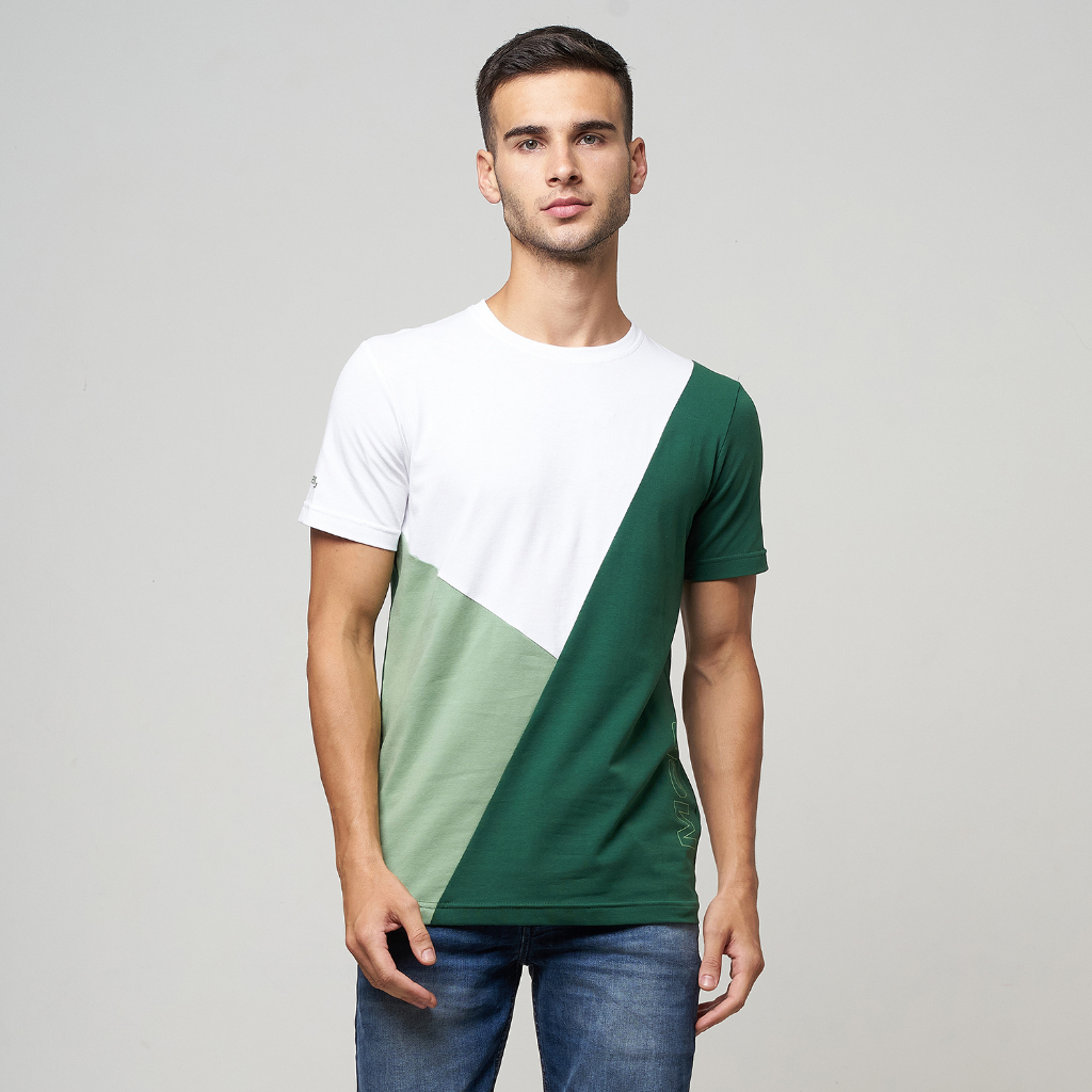 MCB Mens Abs Cut Zion Loden Blue T-Shirt 0117013-18013