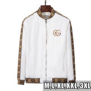 เสื้อแจ็กเก็ตแบรนด์เนม สีขาว สําหรับผู้ชาย CCI8110