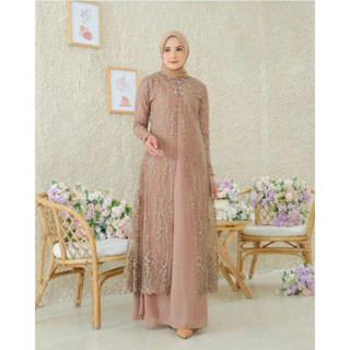 Gamis INDIRA DRESS BC SIZE M L XL XXL ชุดเดรสสั้น สีชมพูมัคคา ไม่มีกระโปรง HIJAB DRESS สําหรับผู้หญิงมุสลิม