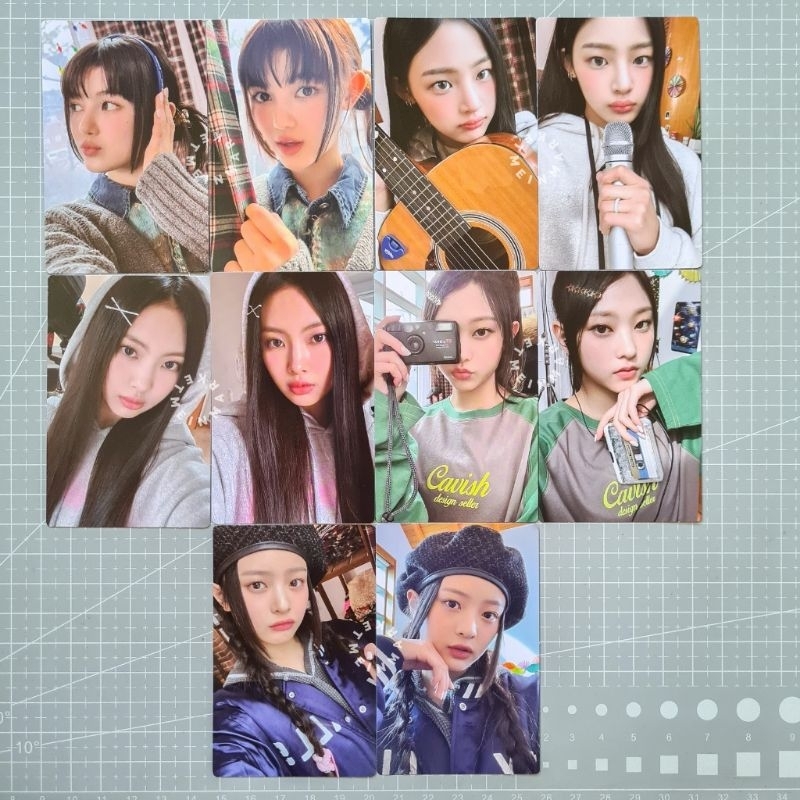 อย่างเป็นทางการ Newjeans Bunnies Camp Bunny PC Photocard สินค้า MD Sharing Hanni Haerin Hyein Minji 