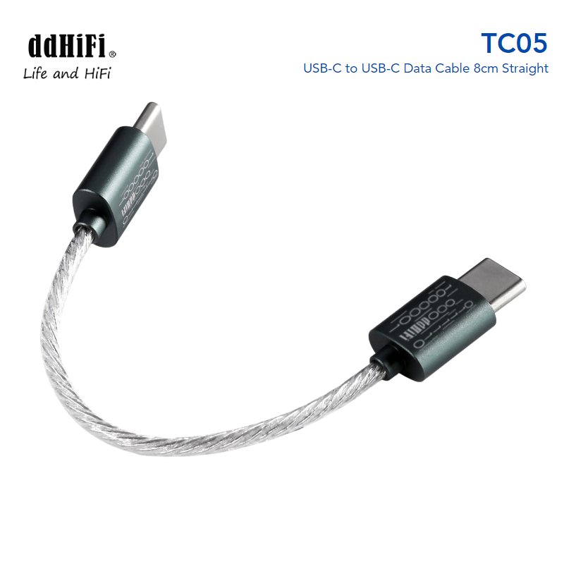 DDHIFI/DD HIFI TC05 ใหม่ Type-C ถึง Type-C สาย USB OTG สําหรับ DAC/AMP - L