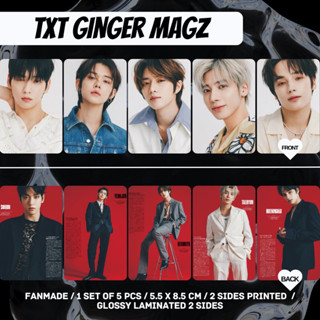 Txt PHOTOCARD - นิตยสารขิง แถว X TOGETHER