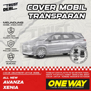 ผ้าคลุมรถยนต์พลาสติกใส แบบหนา กันน้ํา สําหรับ AVANZA XENIA