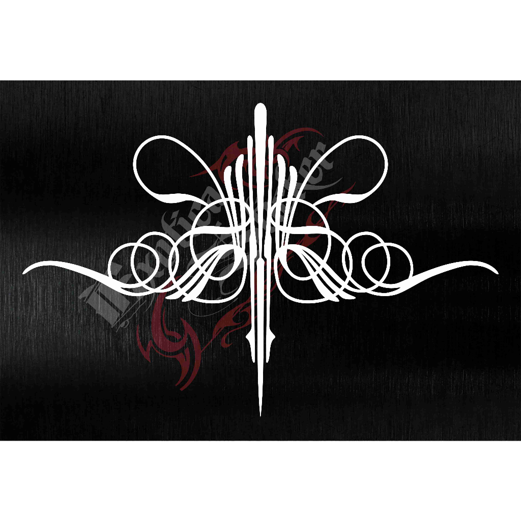 สติ๊กเกอร์ตัดมอเตอร์ตัว Pinstriping 7 liss
