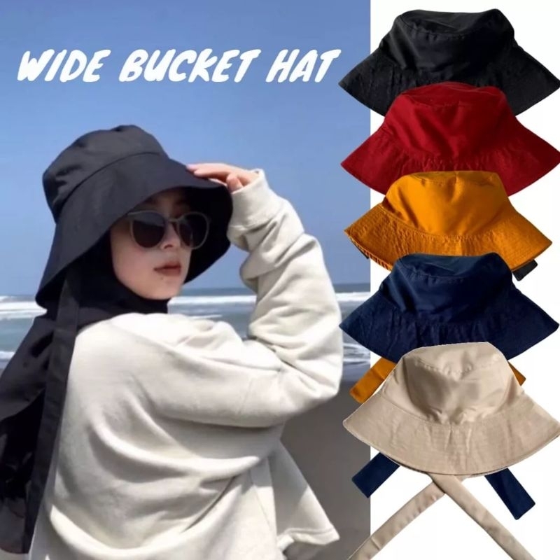 WIDE Bucket Hat / Celebrity Beach Bucket Hat / Beach Bucket Hat for Teenagers, Adult, Men & Women