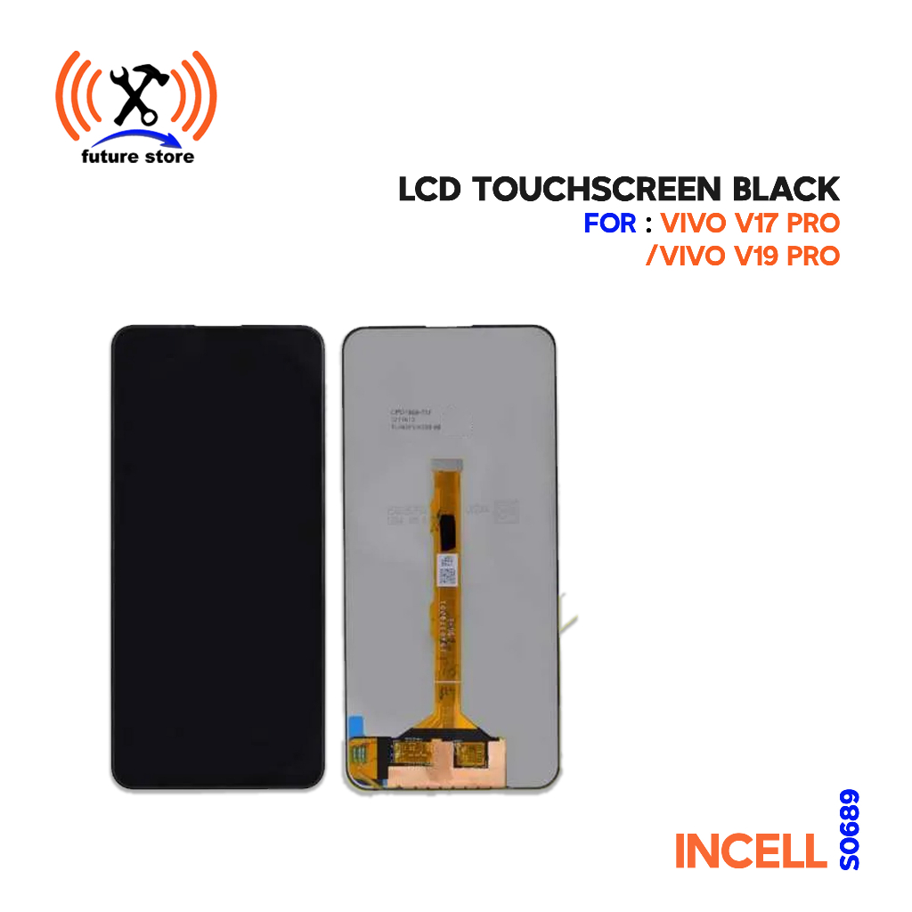 LAYER INCELL หน้าจอสัมผัส LCD สีดําสําหรับ Vivo V17 PRO/V19 PRO - หน้าจอสัมผัส LCD - LCD Hp