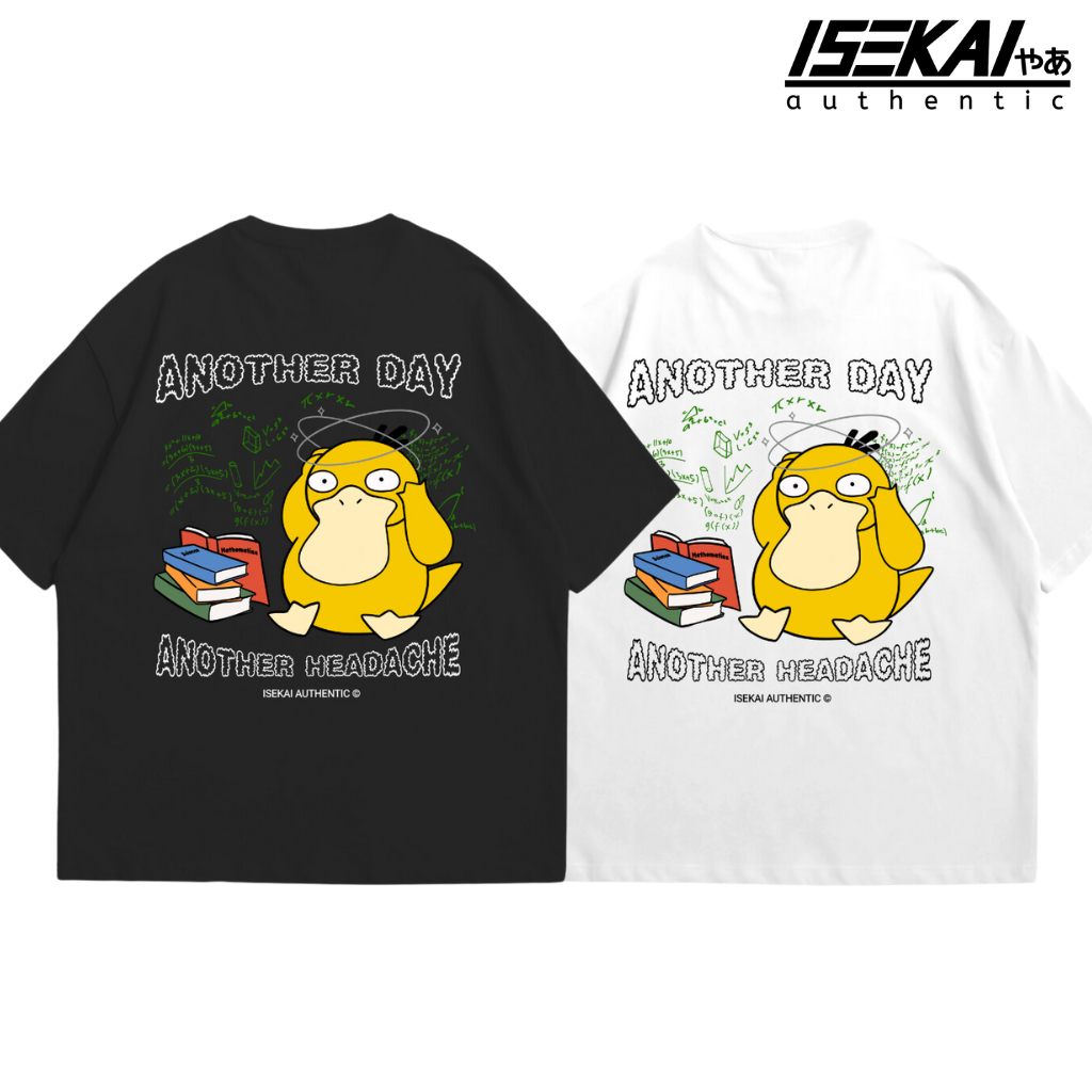 Psyduck เสื้อยืดโอเวอร์ไซซ์ - Isekai ของแท้ psyduck stress