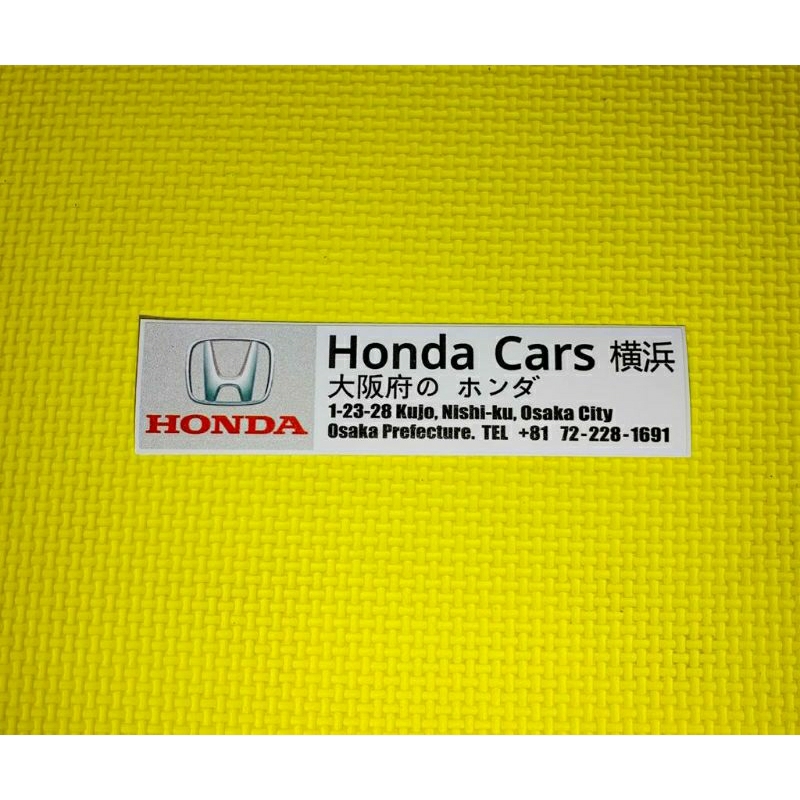 สติ๊กเกอร์ติดรถ Jdm honda cars ตัวแทนจําหน่ายญี่ปุ่น