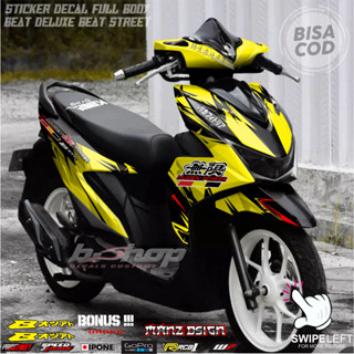 สติกเกอร์รูปลอก แบบเต็มตัว ลาย honda beat deluxe mugen