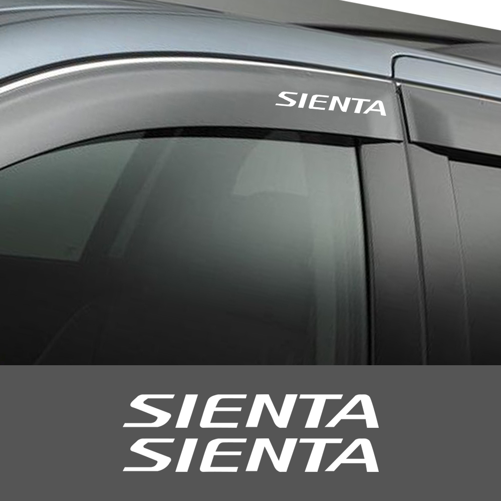 สติกเกอร์รูปลอก สําหรับติดที่บังแดดรถยนต์ Toyota Sienta